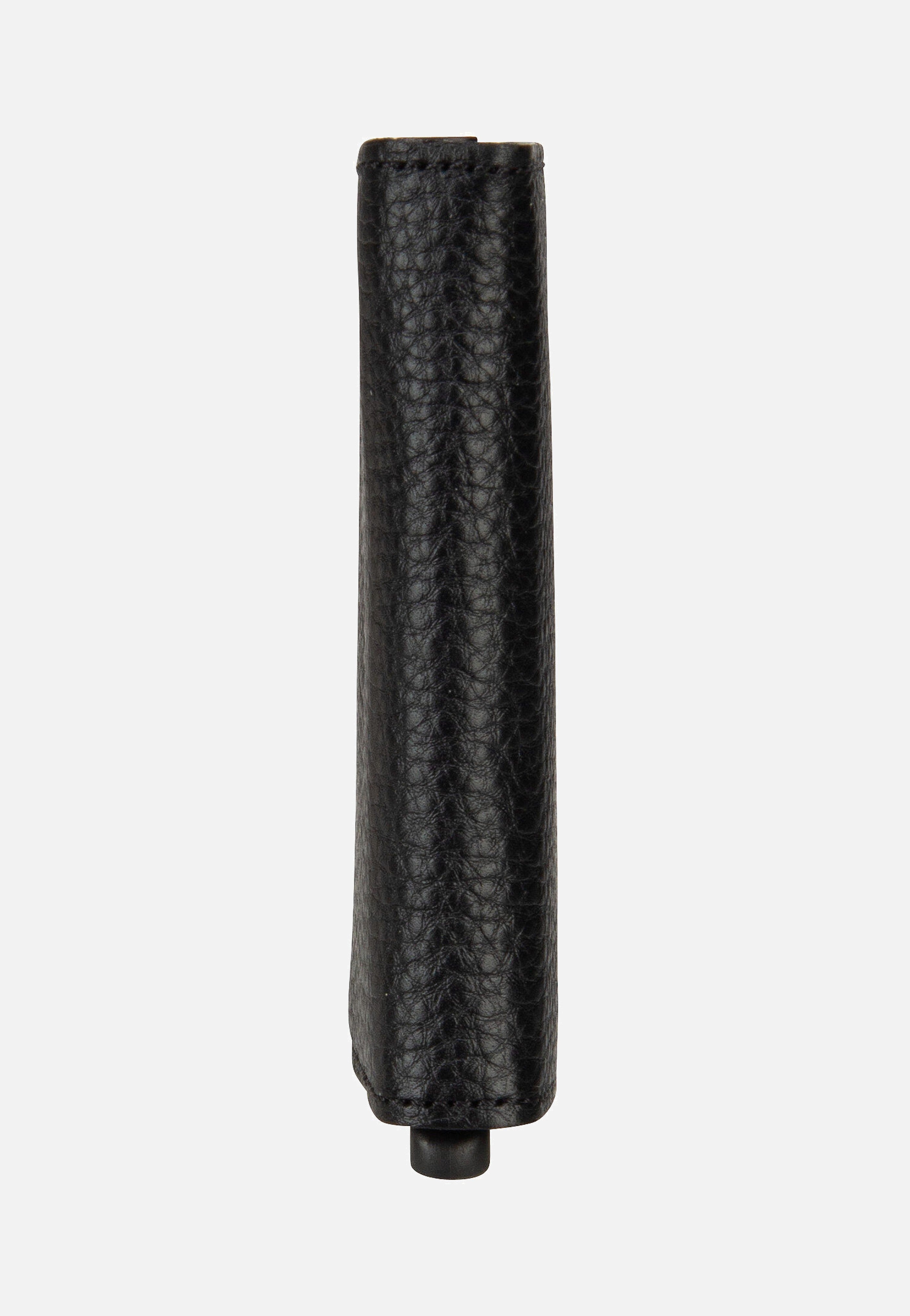 Slimwallet Veg Tanned Black-Black - Portemonnaie