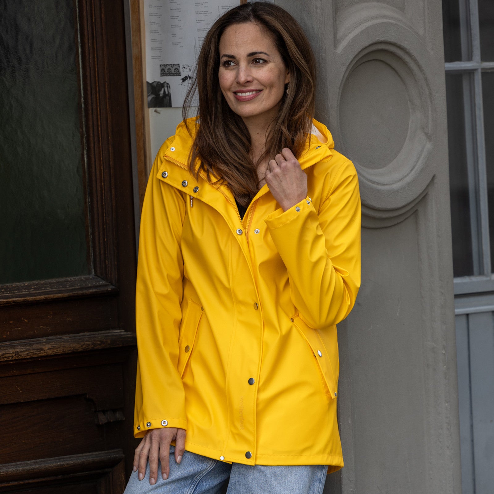 Frauen Regenjacke Vera lemon chrome