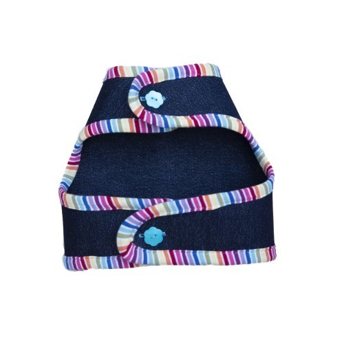 Coleira peitoral Jasper Designer para cães, azul