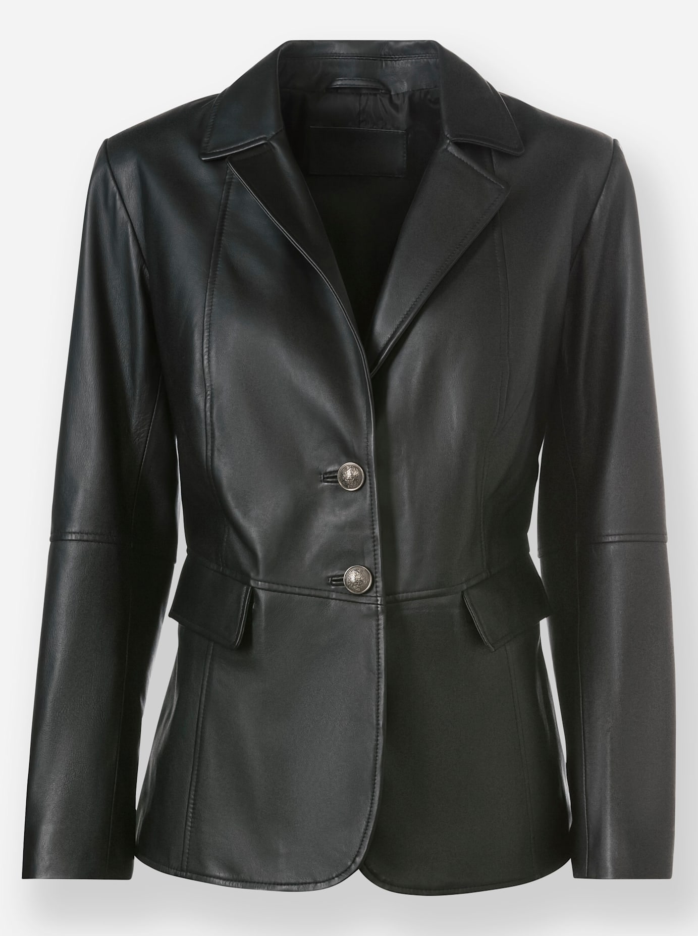 heine Lederjacke ohne Kapuze