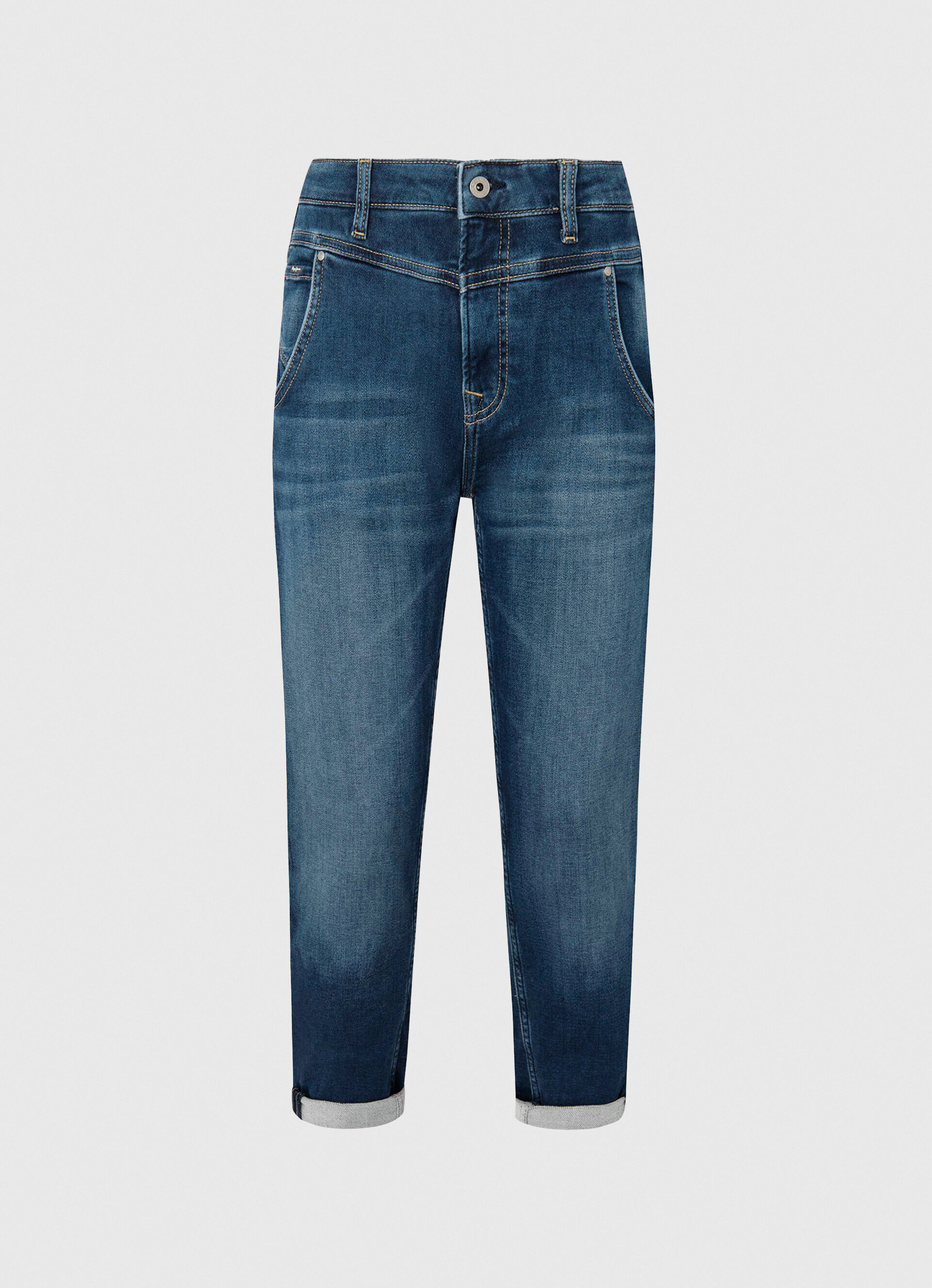 Calça jeans Jean Carey Fit Relaxed Medium Rise - denim
