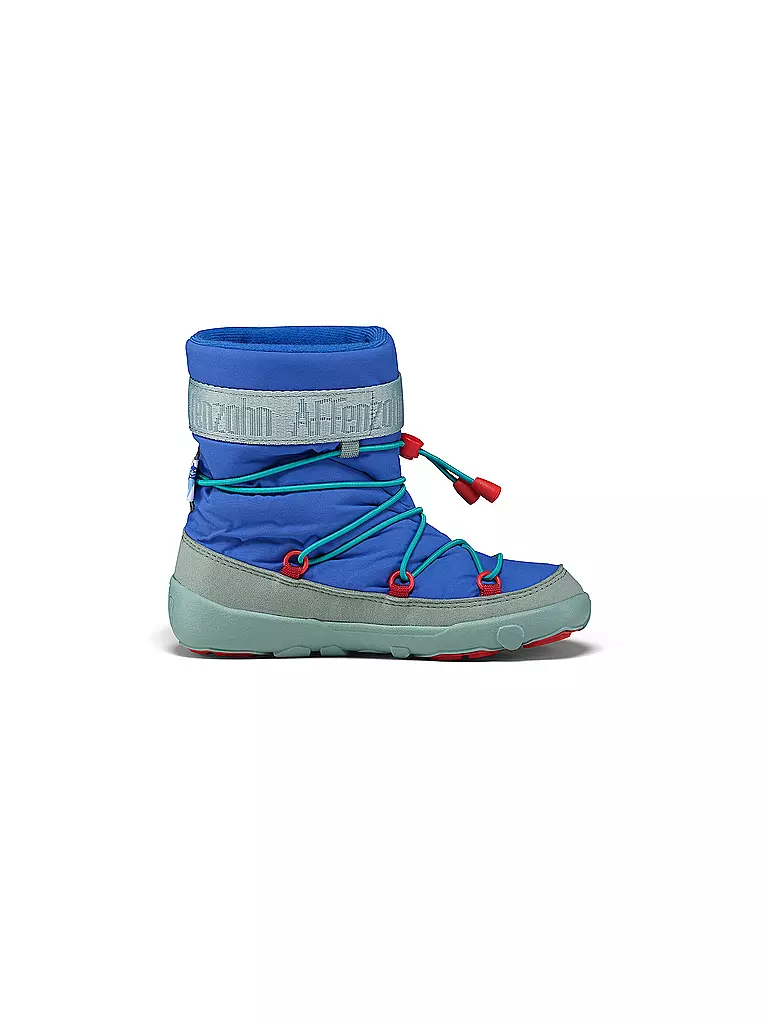 AFFENZAHN Kinder Winterstiefel  VEGAN SNOWY Hai blau