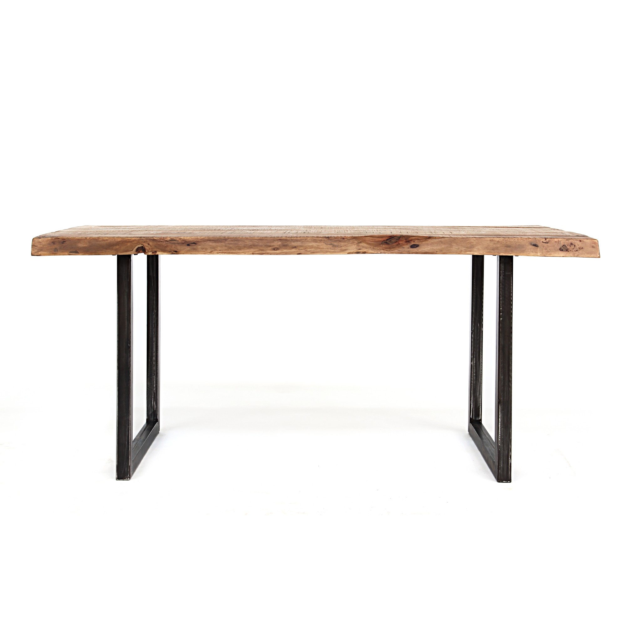 Esstisch 'Bolten', natur, schwarz, T 90 cm, B 180 cm, H 76 cm von fischer's lagerhaus