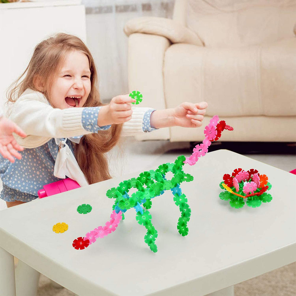 (500er Set) Steck Scheiben Spielzeug Kinder Lern Spiel mit Zahlen   Buchstaben - Bunt
