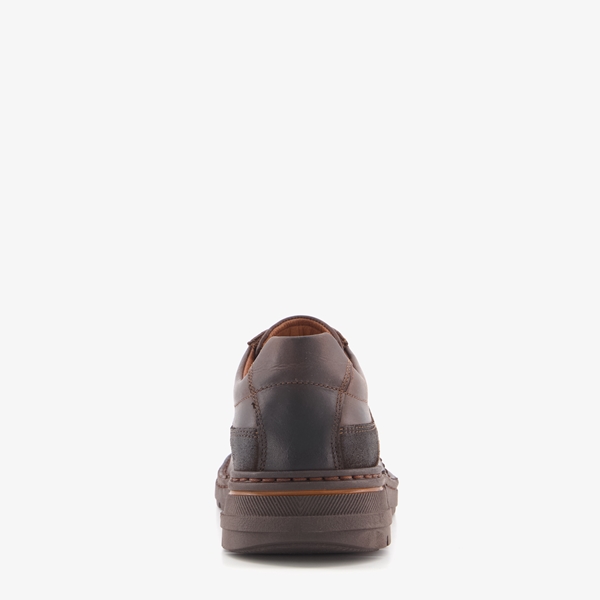 Hush Puppies leren heren veterschoenen donkerbruin