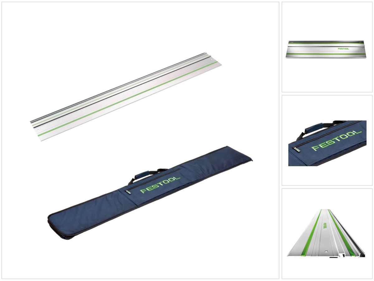Festool FS 1400/2 geleiderail 1400 mm (491498) + Festool FS-BAG hoogwaardige tas voor geleiderails