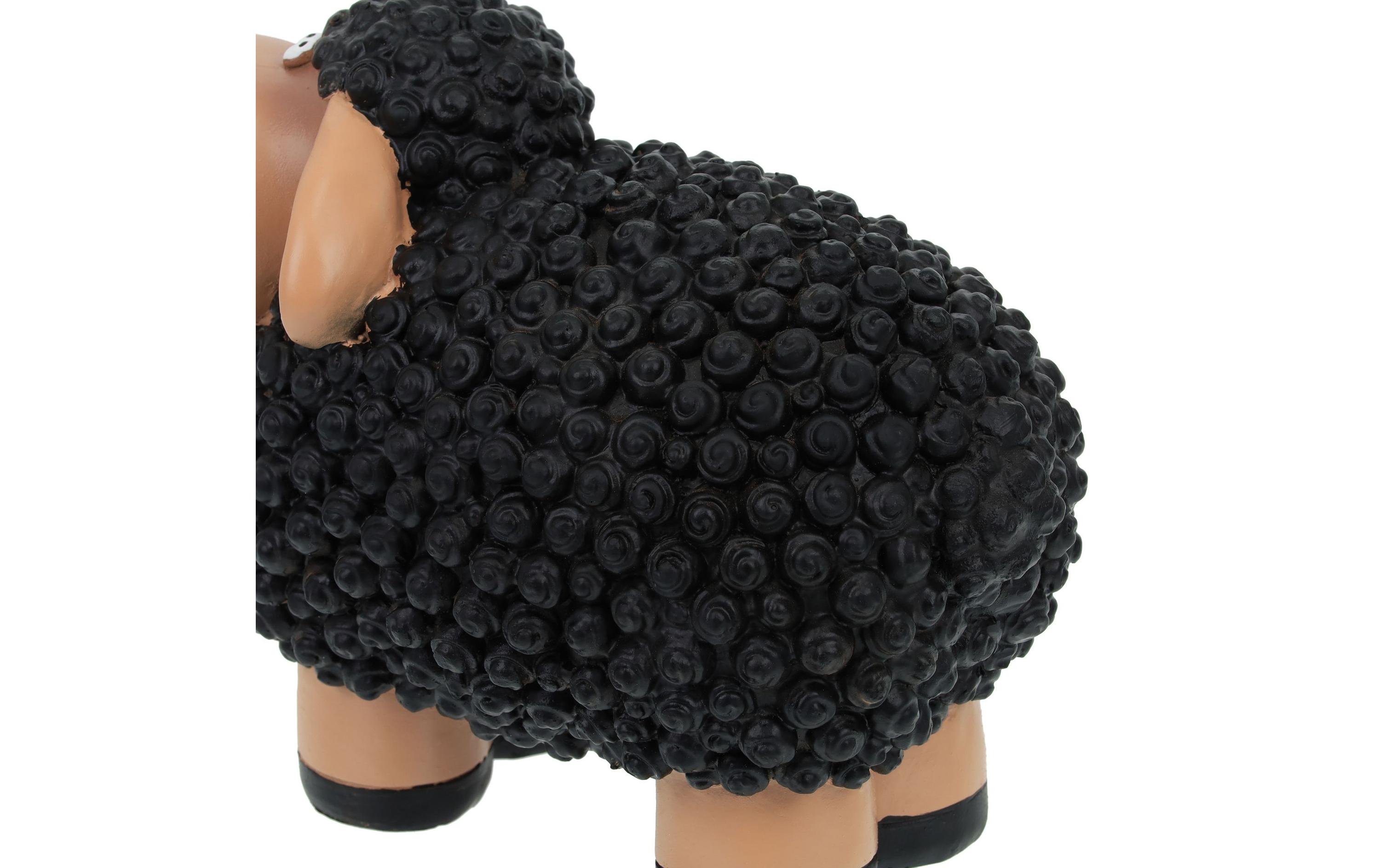 Dekofigur Schaf 18 cm, Braun/SchwarzDeko-Schaf
