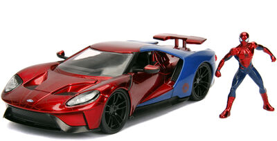 Marvel Spiderman 2017 Ford GT Med Figur