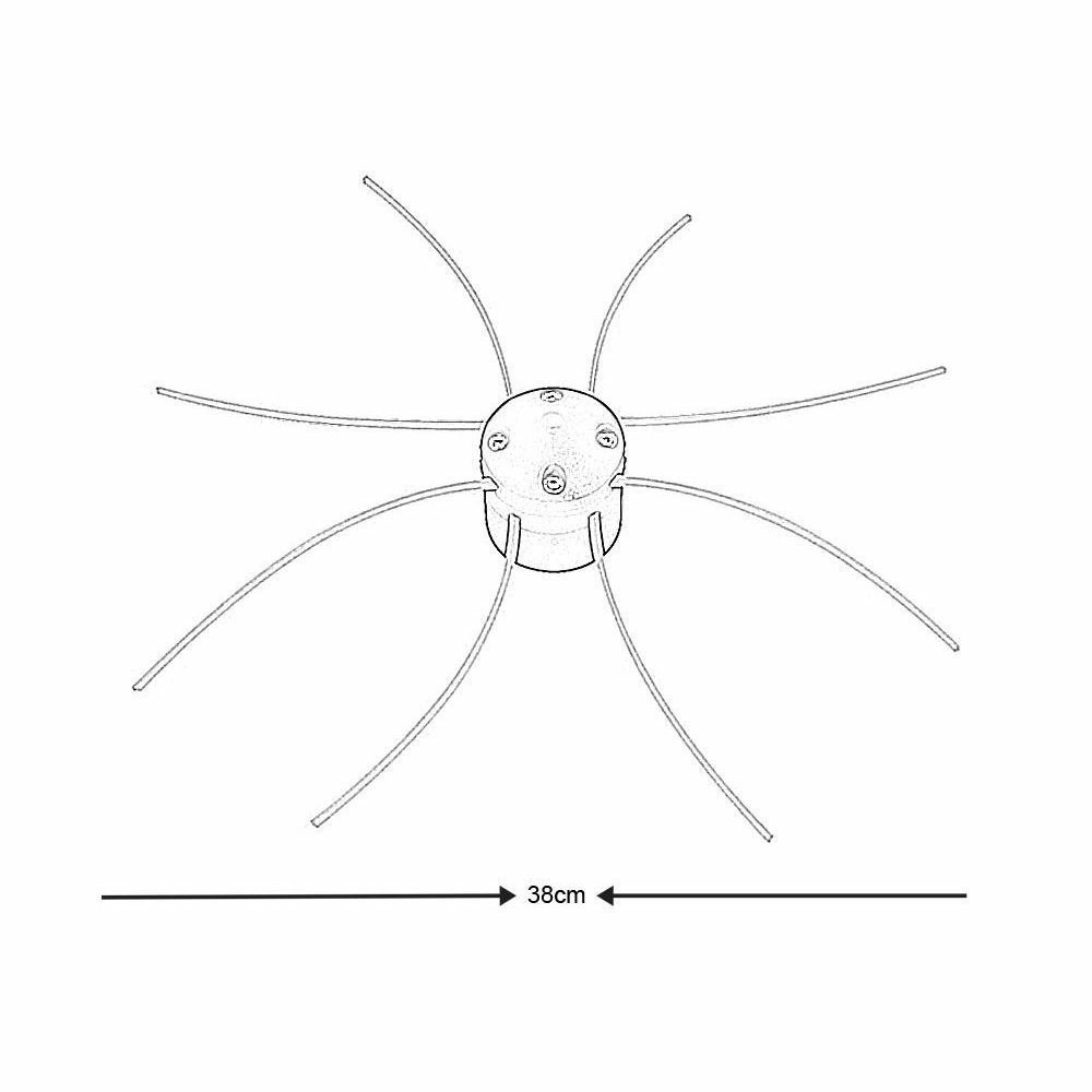 Tête de débroussailleuse universelle