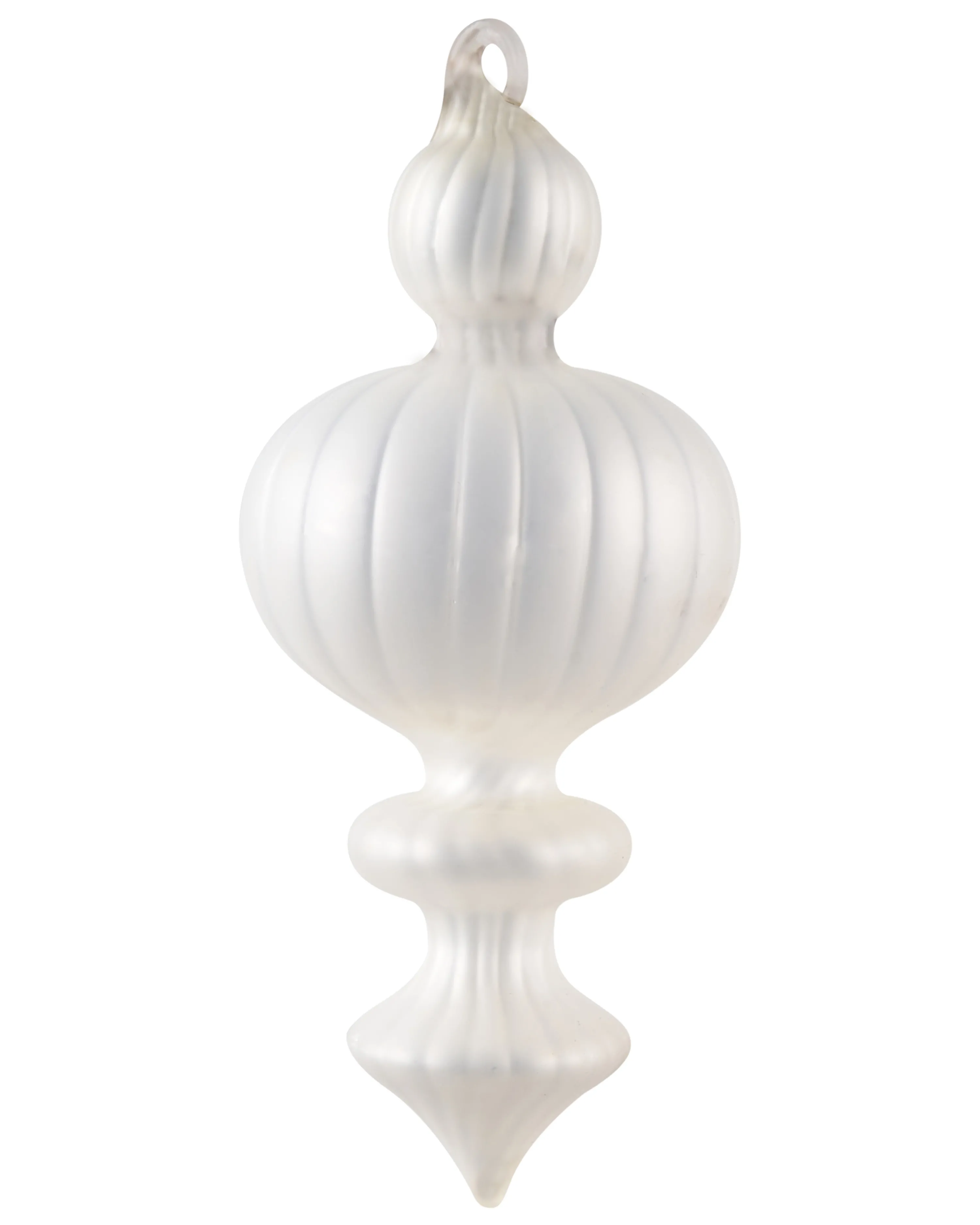 Set van 35 kerstballen FROSTFALL Glas Grijs