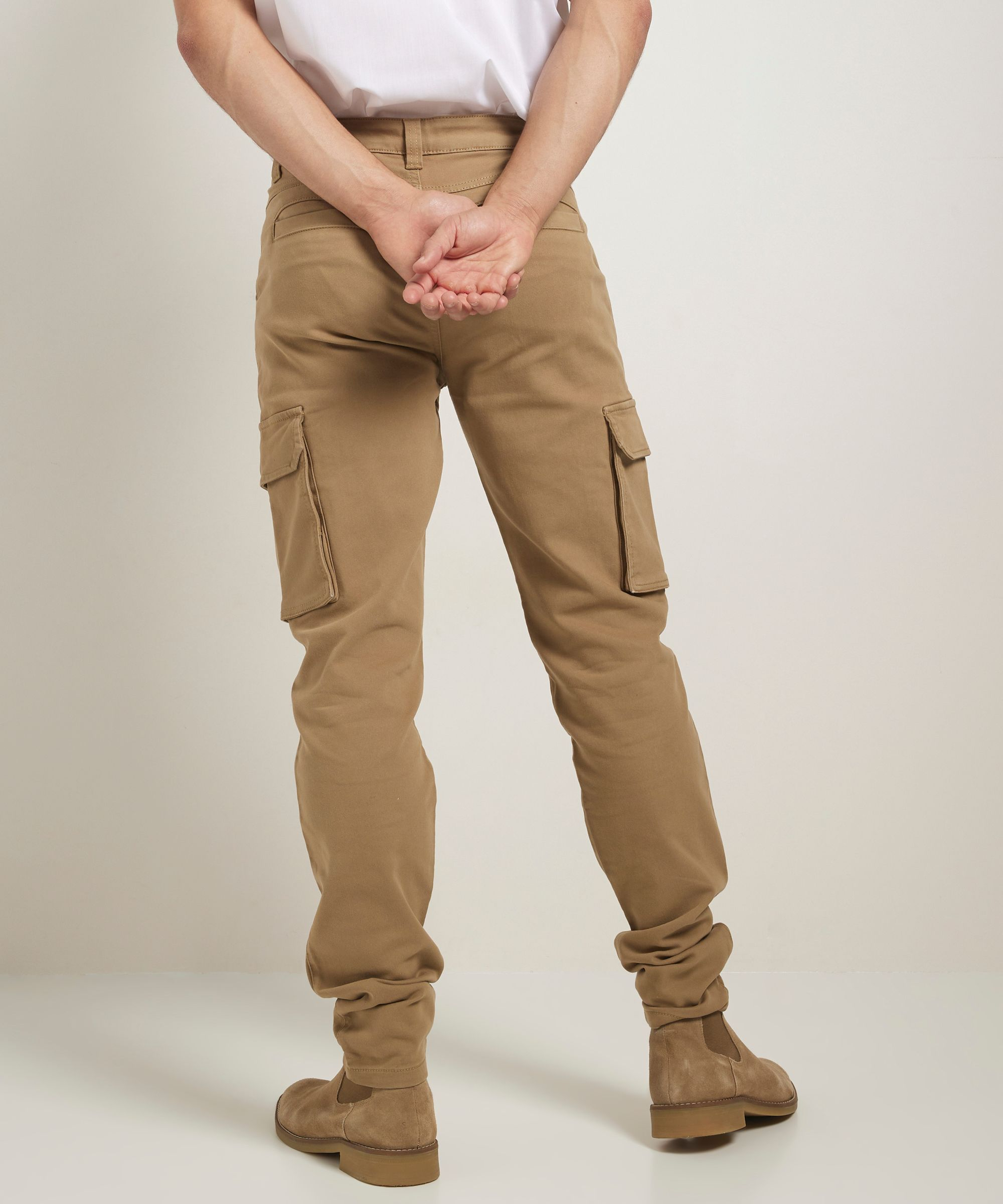 slim fit cargo jogg jeans