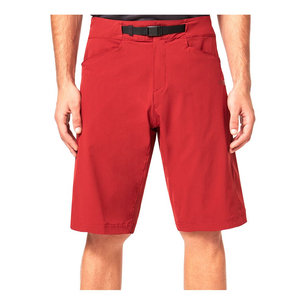 Oakley DROP IN - Short 2 en 1 Homme iron red