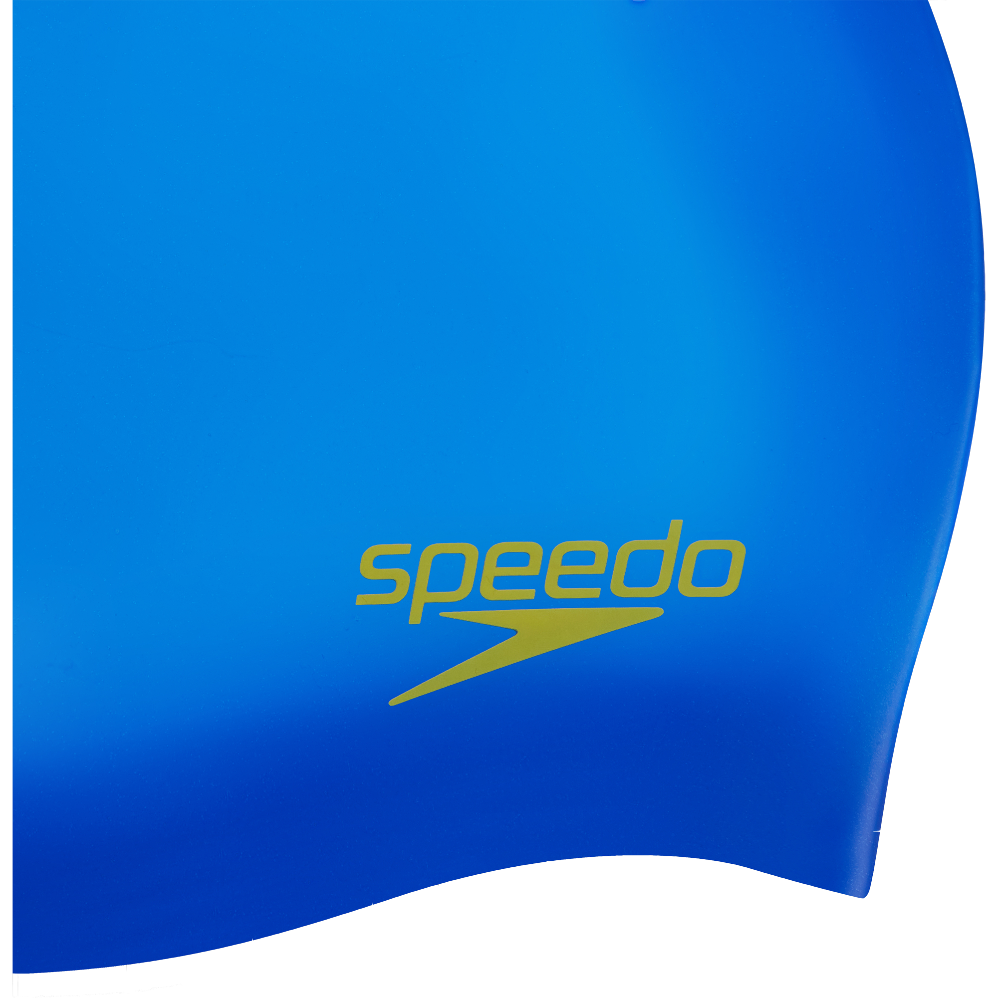 Speedo Plain Moulded Silicone Junior Badekappe Kinder royal blue