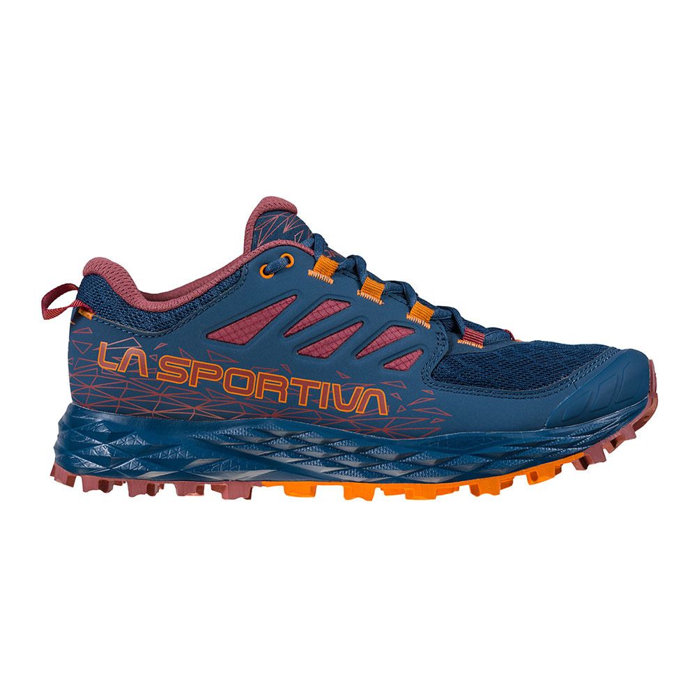 La Sportiva LYCAN II - Chaussures trail Femme denim/rouge
