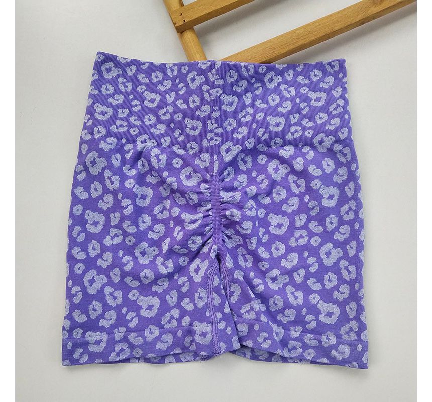 Runyz - Yogashorts met luipaardprint