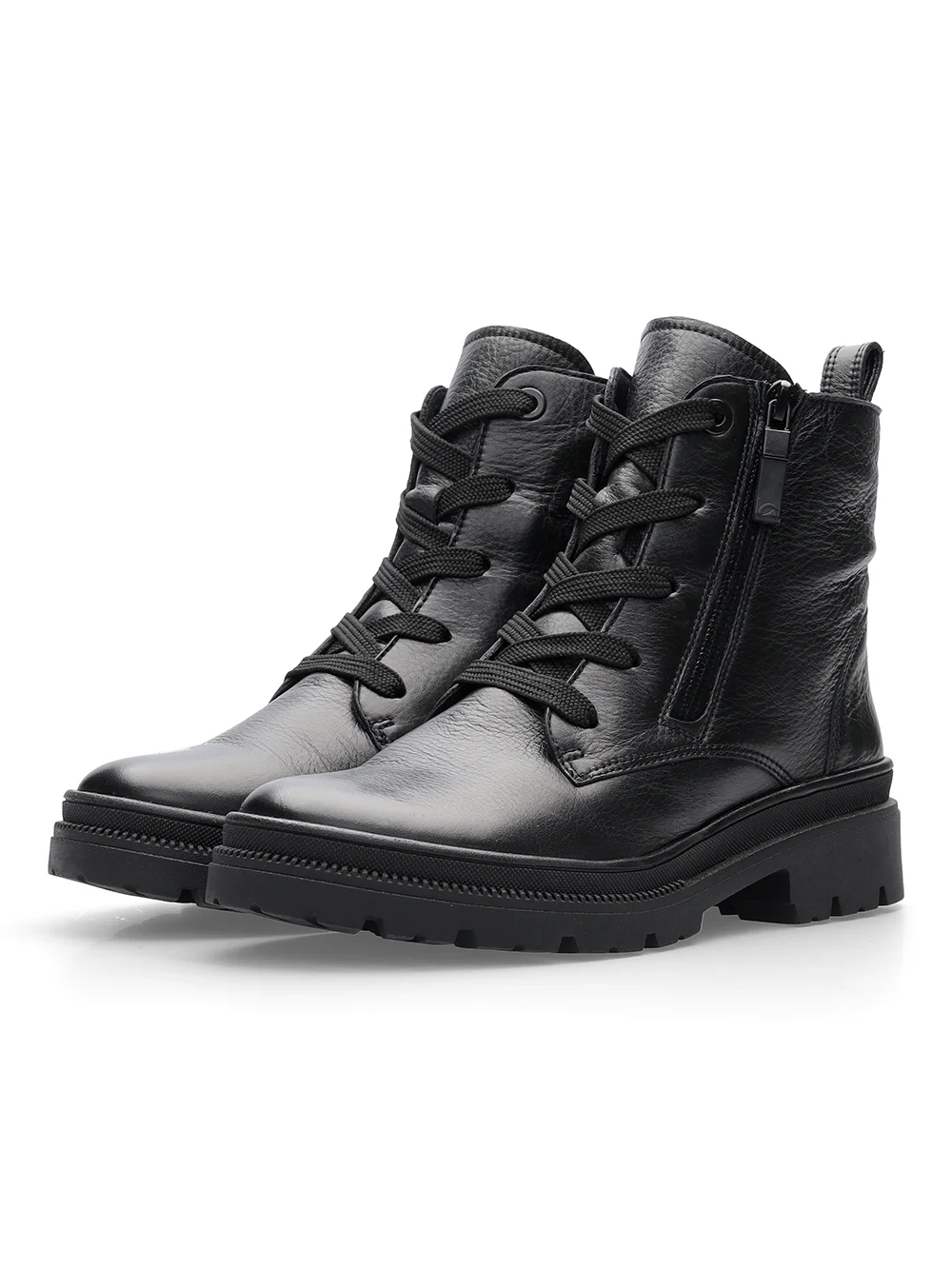 Schnürstiefelette Dover schwarz