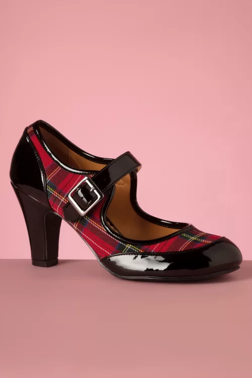 Banned Retro Back to Business hakken in rood