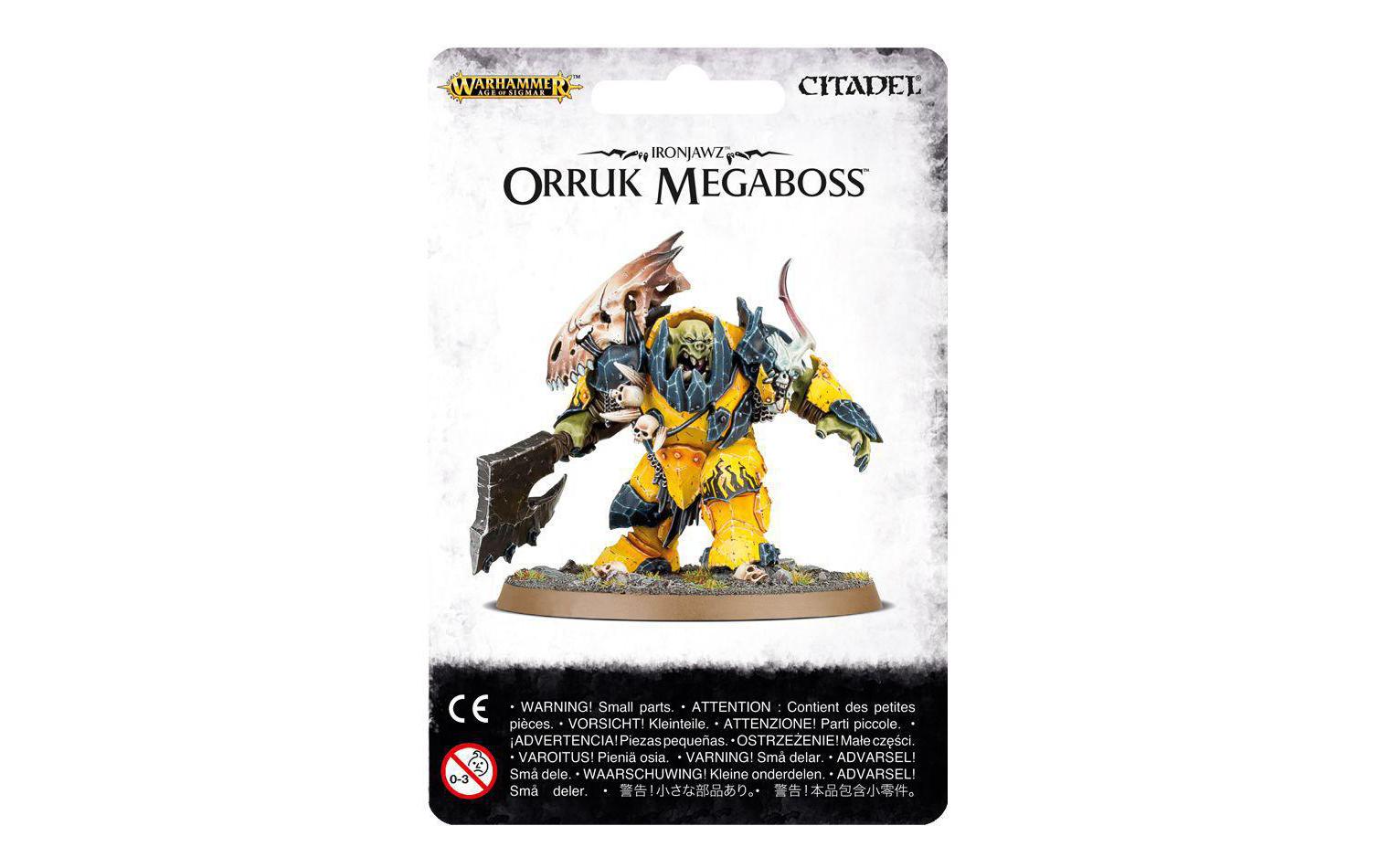Figur Warhammer AoS Ironjawz Orruk MegabossBausatz für 1 Figur