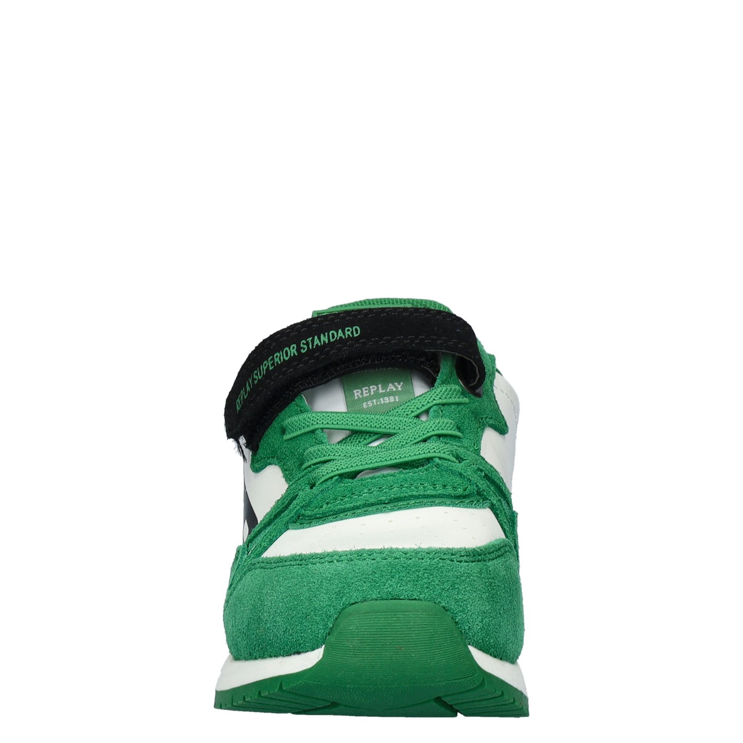 Shoot Jr 8 jongens sneaker Replay Groen