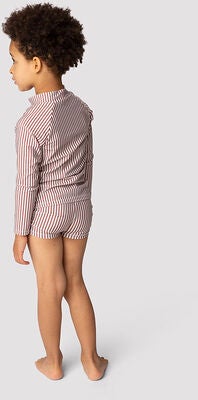 MINI A TURE Gani UV-trøye, Acorn Brown Stripes