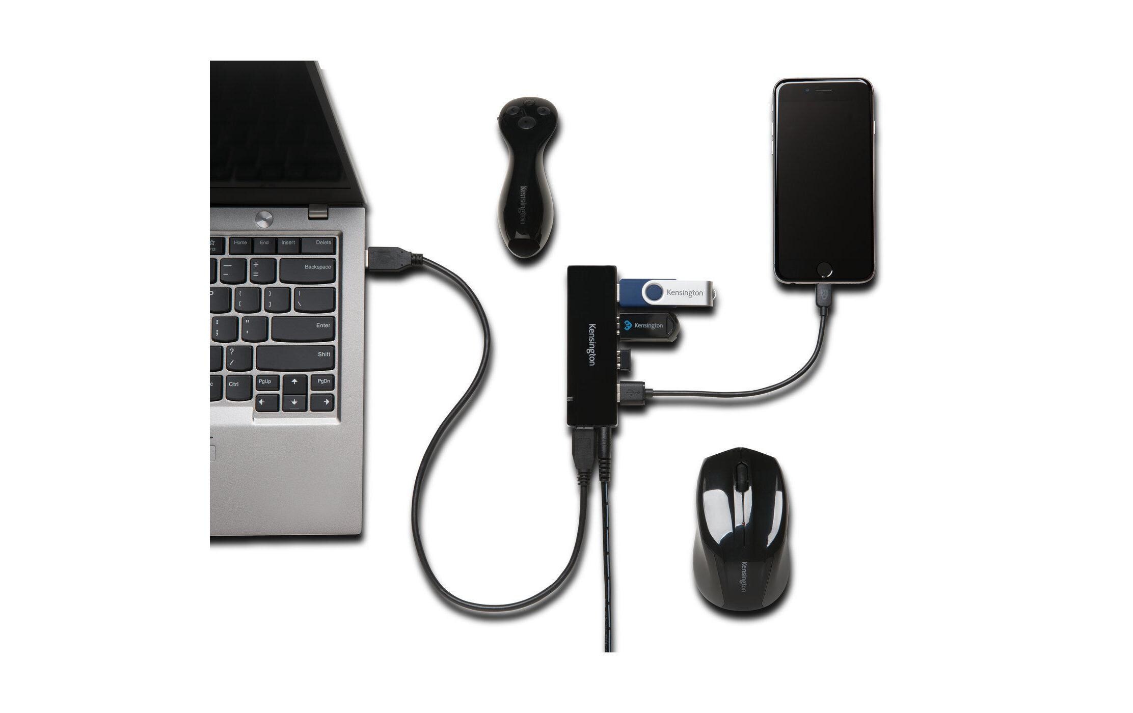 USB-Hub USB 3.0 4-Port Charging4-Port USB-Hub mit Ladefunktion