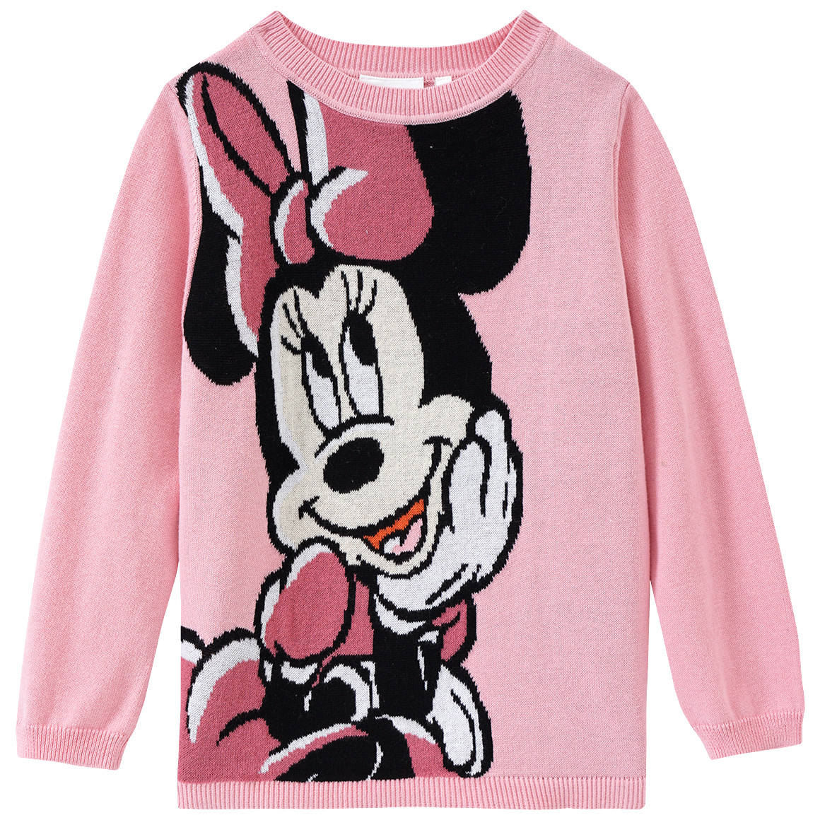 Topolino Minnie Maus Strickpullover aus Baumwolle rosa