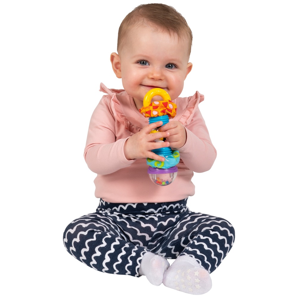 Playgro Super Shaker Babyrassel und Beißring