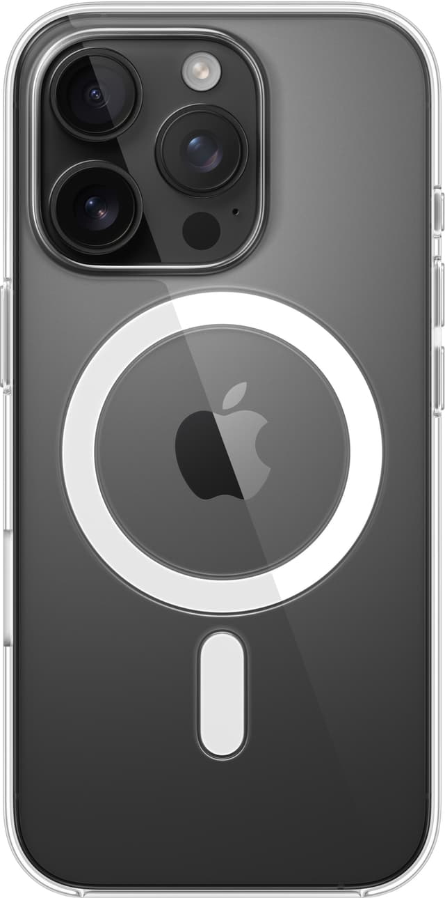 Apple iPhone 16 Pro mobiltelefon etui (Gennemsigtig)