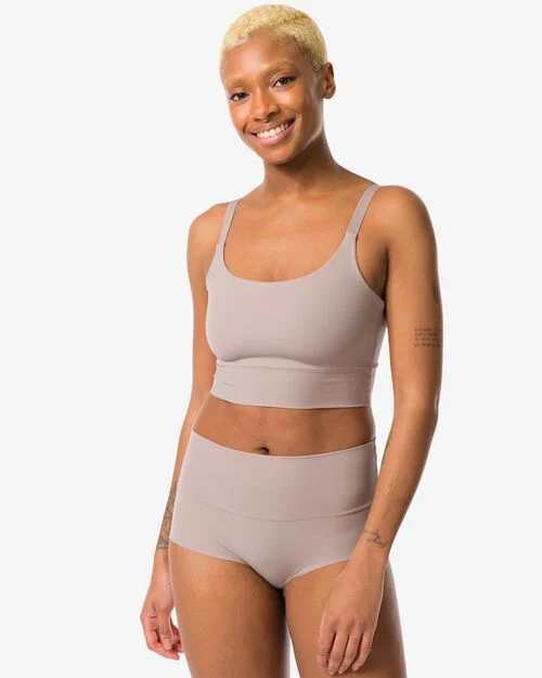 slip femme taille haute ultimate comfort beige