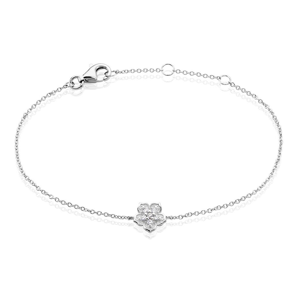 Bracelet Anne-charlotte Argent Blanc Oxyde De Zirconium