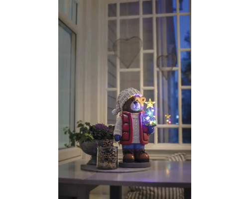 LED-verlichte teddybeerfiguur Konstsmide 21 x 18 x 38,5 cm Veelkleurig