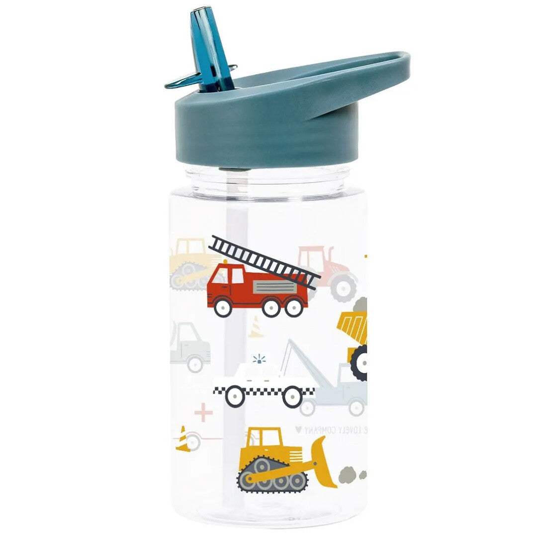 A little lovely company fles met rietje voertuigen
