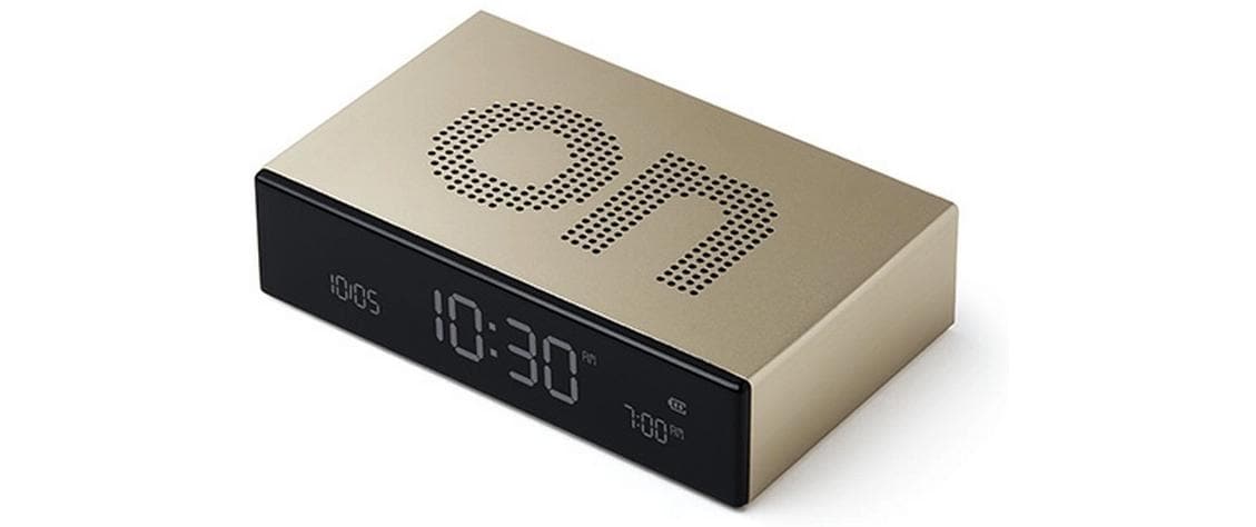 Digitalwecker Flip Premium GoldLCD-Wecker