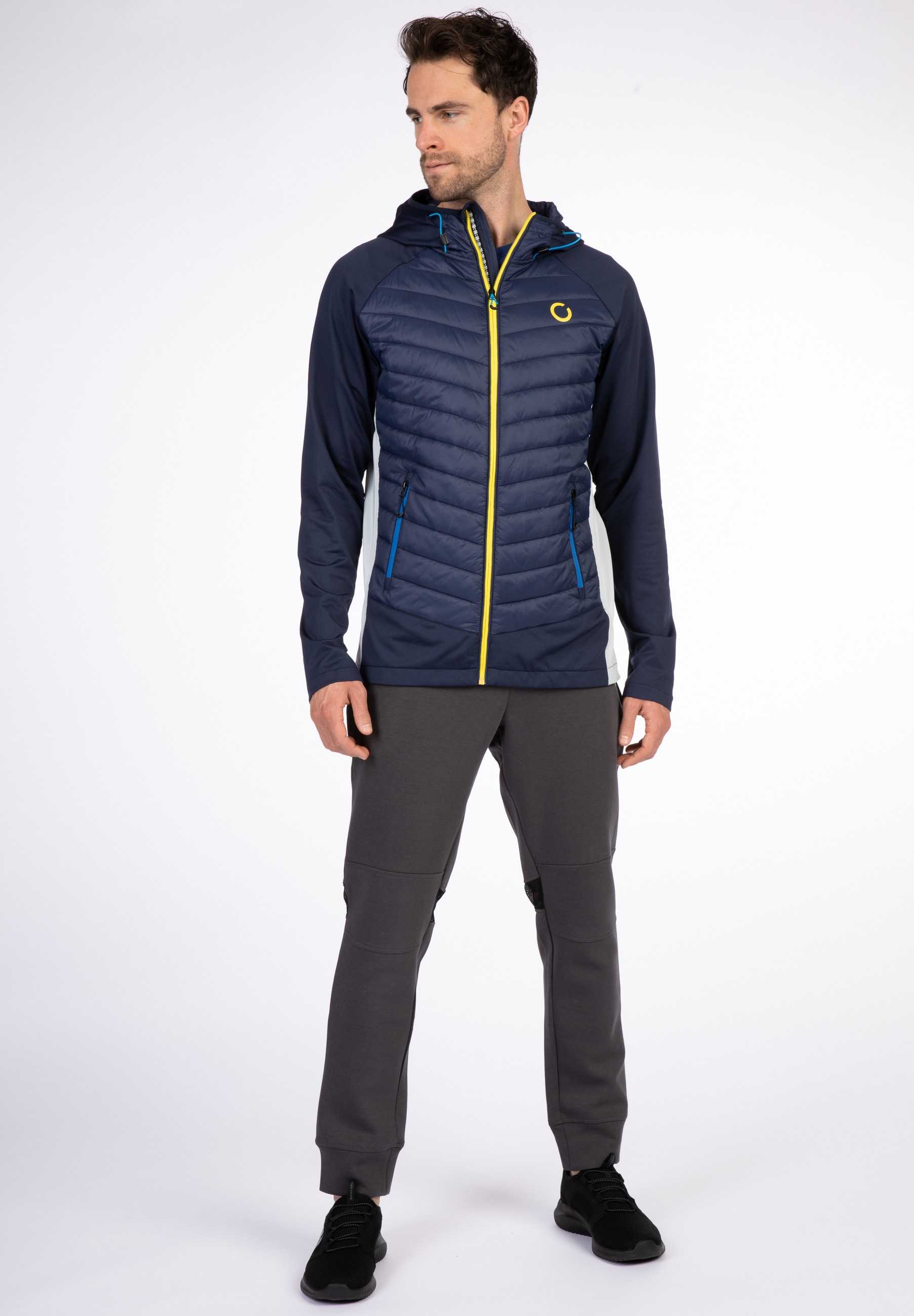 LPO Steppjacke »GILMOUR M MEN« Steppjacke mit schlichtem Design und verstellbarer Kapuze
