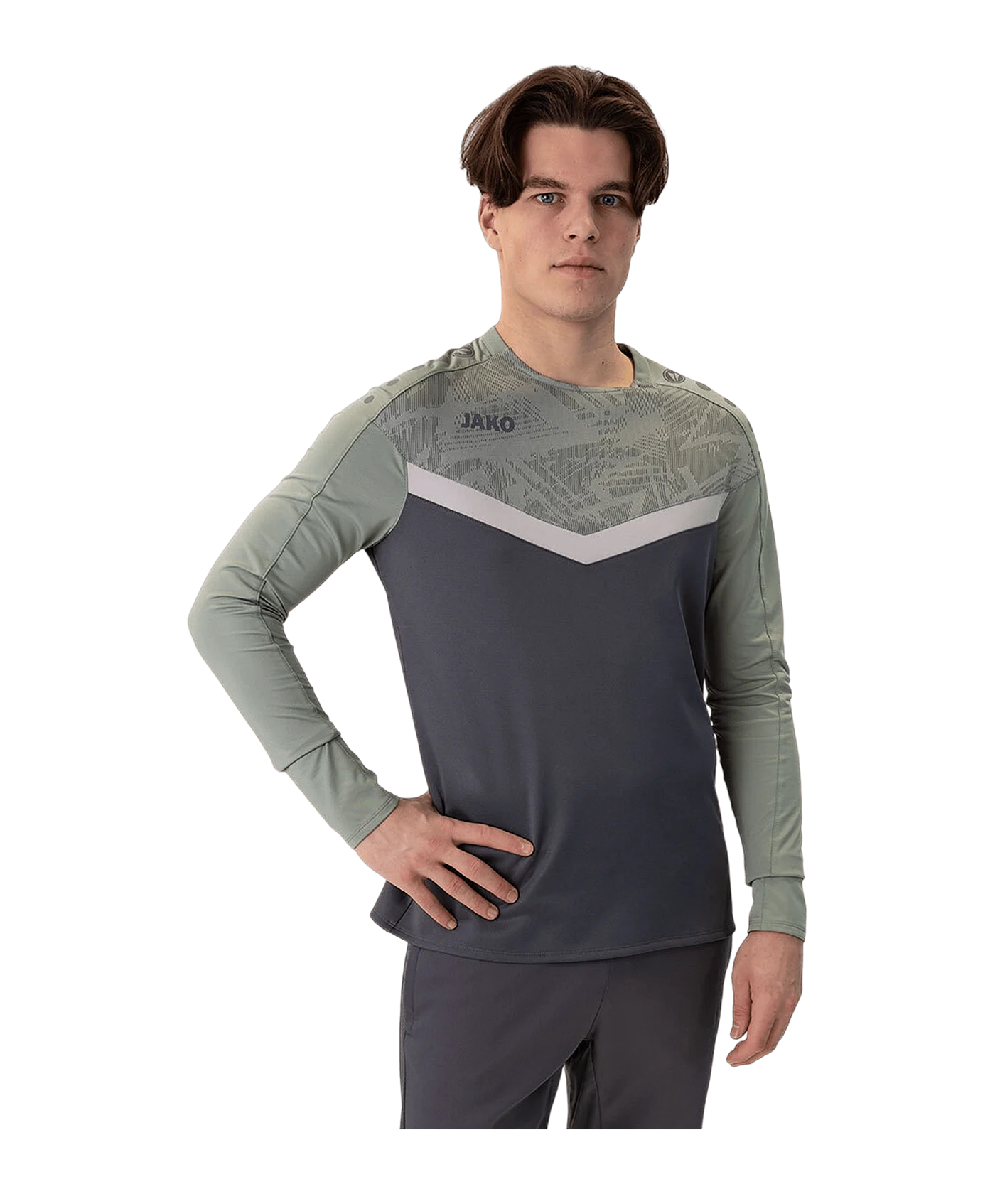 JAKO Iconic Sweatshirt Grau F852