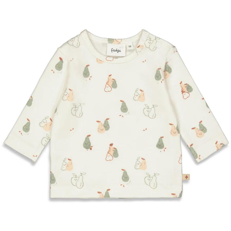Feetje Langarmshirt Pearfect Offwhite