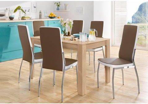 Eettafel - Ongeschaafd Eik - 120x80 cm - Inklapbaar