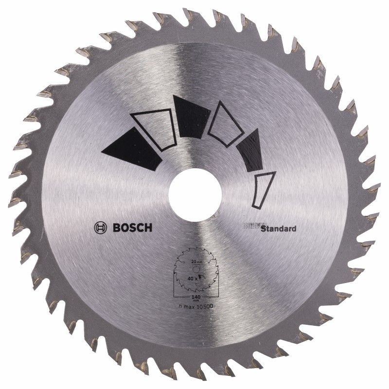 Bosch 2609256805 CIRKELZBL BASIC 140X22X20/127,T40