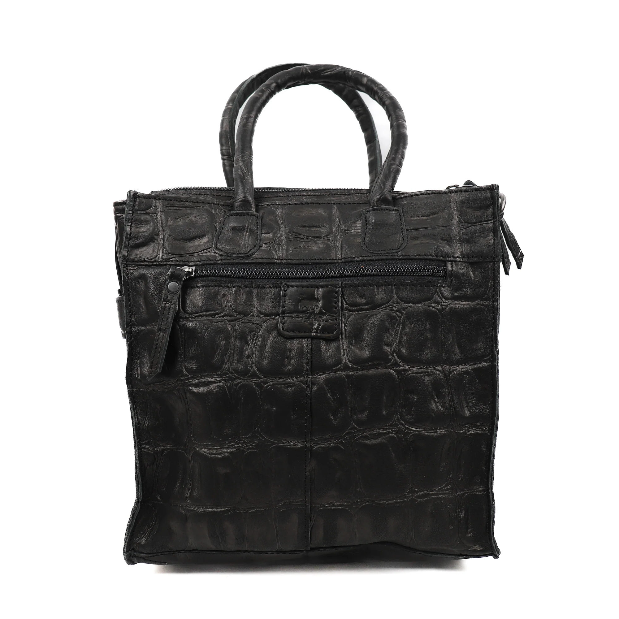 Bear Design Croco Hand Schoudertas Bonnie Zwart CR2172