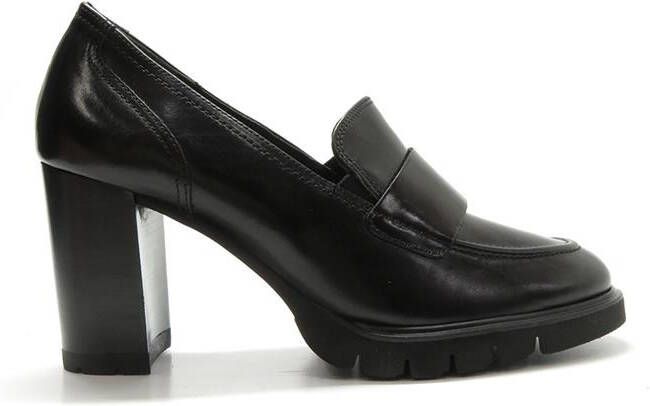 Paul Green Pumps slip-on shoe block heel lage schoen with side stretch insert