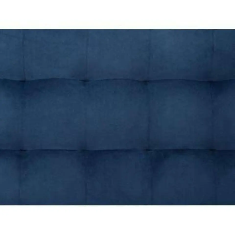 MICHIGAN - Ottomaan - Donkerblauw - Fluweel