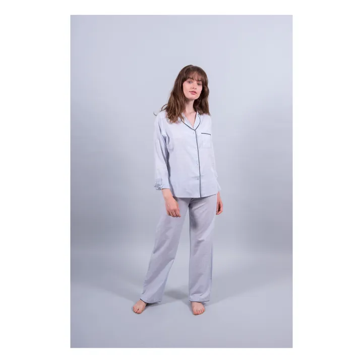 Scarlette Ateliers Pyjama Paul Carreaux | Bleu