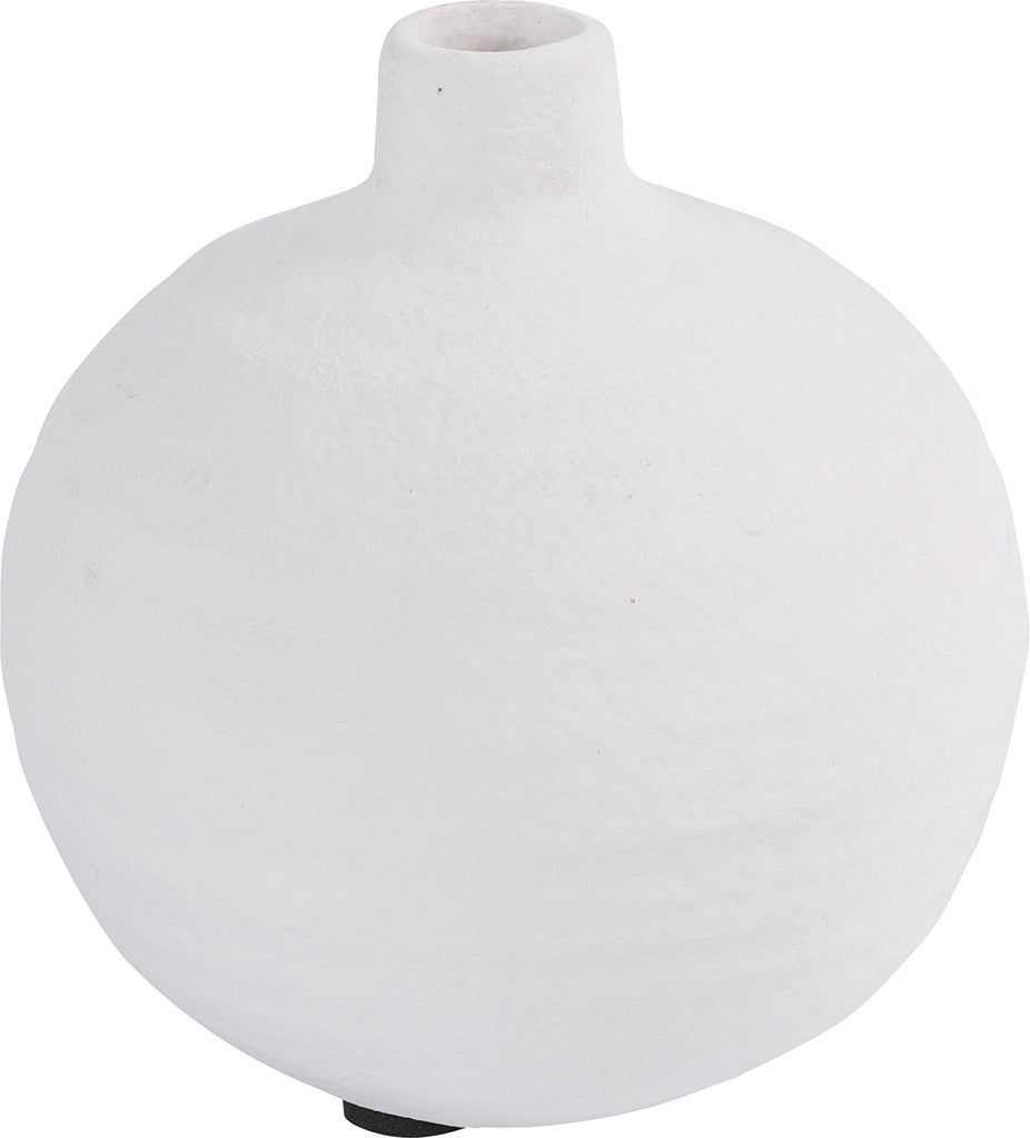 Countryfield vaas Thierry wit D 11,5 H 11,5 cm