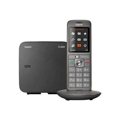 Gigaset - téléphone sans fil + combiné supplémentaire - anthracite