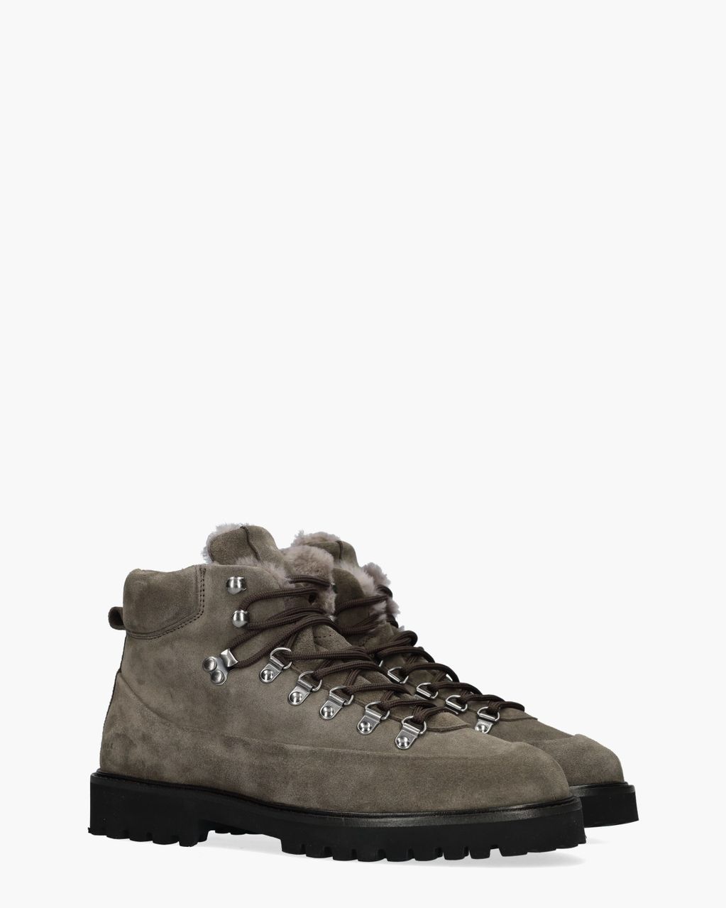 Nubikk Logan Chad Fur Taupe Heren Veterboots
