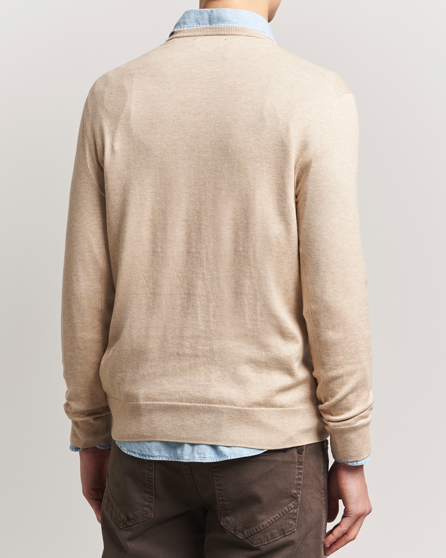 Polo Ralph Lauren Cotton Crew Neck Sweater Dune Melange