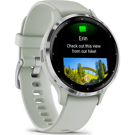 Garmin Venu 3S smartwatch - Sage Gray
