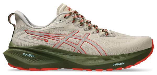 Chaussures Running Asics GT-2000 13 TR Kaki/Rouge Homme