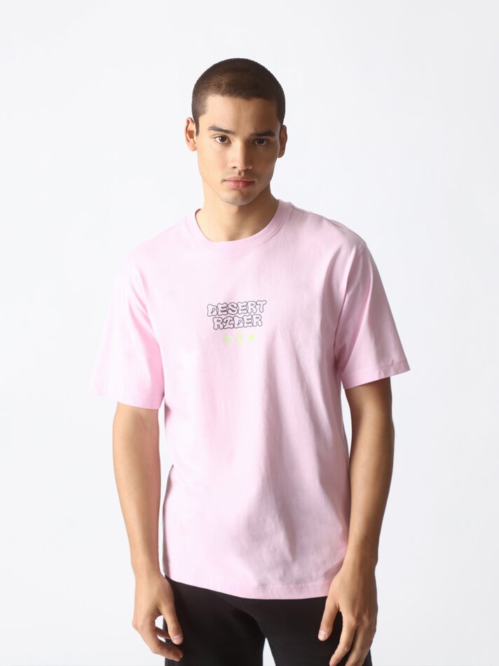 Camiseta estampada - Rosa chiclete