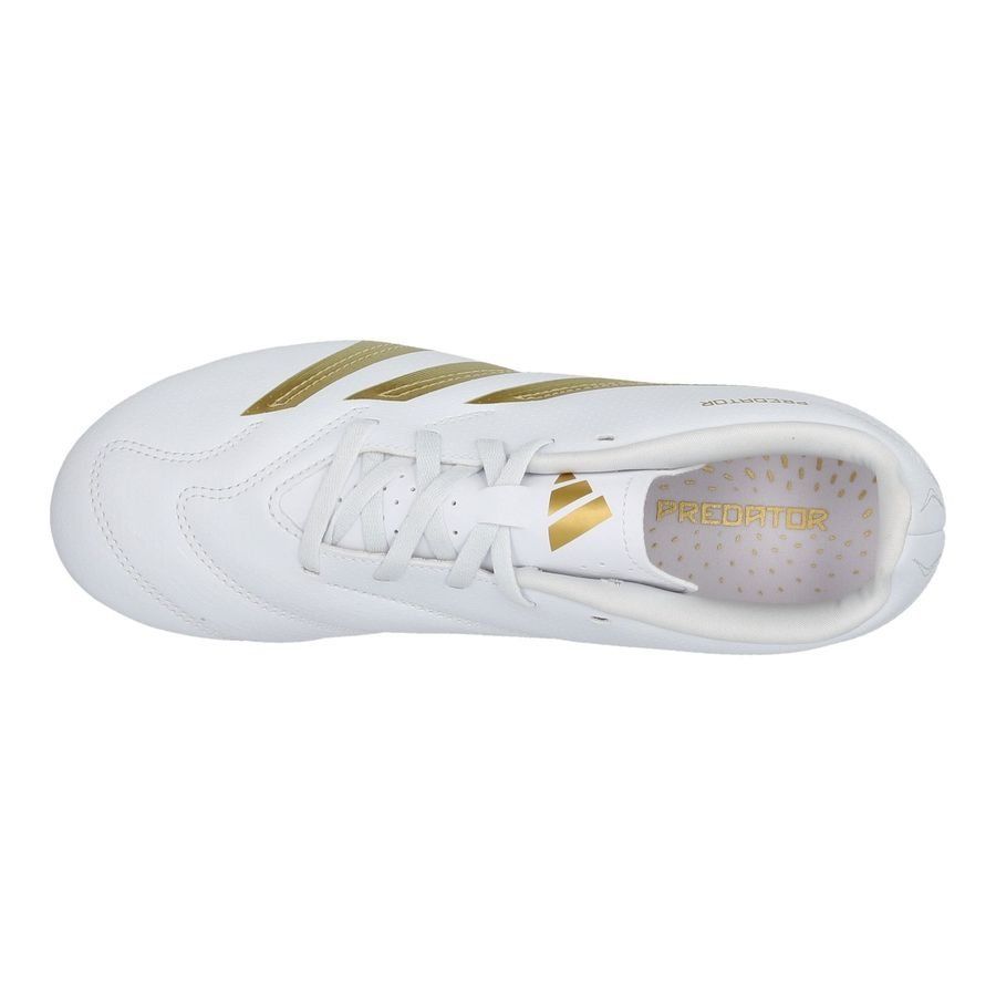 adidas Predator Club FxG Day Spark - Blanc/Doré/Blanc Enfant